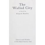 Elspeth Huxley, The Walled City, author signed first edition, Chatto and Windus & The Book