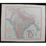 John Cary, A New Map of Hindoostan, 1806, London published by J. Cary Engraver & Map Seller, No