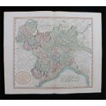 John Cary, A New Map of Piedmont the Duchies of Savoy and Milan; and the Republic of Genoa, 1799,