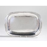 USA Sterling silver tray, the dish tray with broad rim, 15.6oz, 35cm long