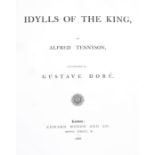 Alfred Tennyson, Idylls of the King, illustrated by Gustave Dore, published by Edward Moxon and Co