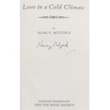 Nancy Mitford, Love in a cold climate, author signed first edition, The Book Society in