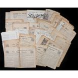 General strike 1926 interest, a collection of newspapers relating to the period including "The Bon