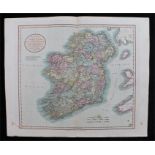 John Cary, A New Map of Ireland, 1799, London published by J. Cary Engraver & Map Seller, No 181