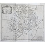 Robert Morden, 17th Century, The County of Monmouth, 42cm x 35cm