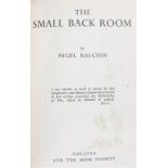 Nigel Balchin, The Small Back Room, author signed first edition, The Book Society in association