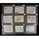 Four maps of Durham by Lewis, Moule, Fullerton & Cary, two maps of Essex by Cary & Oddy, two maps of