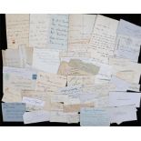 Quantity of autographs circa 1922 to include W Gladstone, Lord Harding, C C Wakefield Mayor of