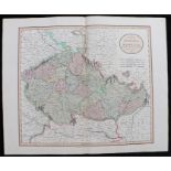 John Cary, A New Map of Bohemia and Moravia, 1801, London published by J. Cary Engraver & Map