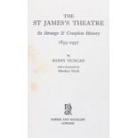 Barry Duncan, The St James's Theatre, author signed first edition, 1964, Barrie & Rockliff, with