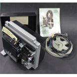 Tower super 8 cine projector together with a 1950's Pye jewel case portable radio and lampitt