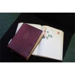 Durham stamp album, improved stamp album and a quantity of loose stamps, (qty)