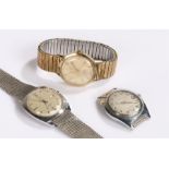 Gentleman's wristwatches, to include Sekonda 30 Jewels automatic, Timex Automatic and another Timex,