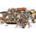 Coins and jewellery, to include a collection of coins, costume jewellery, Timex Watch, other