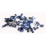 Loose gemstones, approximately 17.98 carat of loose sapphires, (qty)