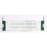 Extremely large Faber-Castell advertising/boardroom slide rule, of typical form, print to both