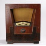 Regentone AS45 Art Deco style radio, 43.5cm wide