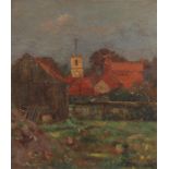 Thomas George Storey (1865–1935), Farmyard scene, signed oil on canvas, in a gilt frame, the