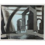 Jeremy Fraser (Born 1942) Covehithe church, limited edition print, pencil signed and numbered 1/