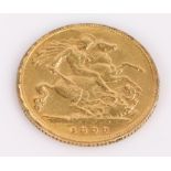 Victoria Half Sovereign, 1899, St George and the Dragon