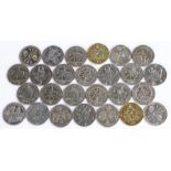 Collection of coins, all £5 examples of various designs, twenty-six in total (26)