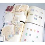 Great British and Norwegian stamp collection in two Stanley Gibbons "Devon" stamp albums together