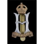 World War Two 23rd Hussars O/R's cap badge by J R Gaunt, London, unmarked, slider to reverse, K&K