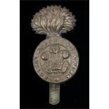 World War One brass economy O/R's cap badge to the Royal Welsh Fusiliers, slider to the reverse