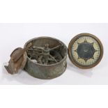 Sperry Gyroscope Company compass, together with a Dead Slow casing and handle, (3)