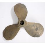 Boats propeller, of typical form, 60cm wide