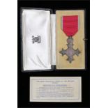 Most Excellent Order of the British Empire medal, MBE, cased