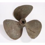 Boats propeller, of typical form, 50cm wide