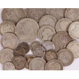 Victoria silver coins, Half Crown to Threepence, (qty)