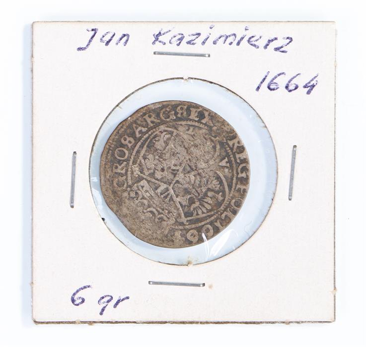 Poland, Jan Kazimierz, 6 Grosze, 1664