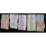 Banknotes, to include New Zealand Dollars, Australian Dollars, Singapore Dollars and USA Dollars, (