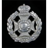 Pre 1903 O\R's field service cap badge to the Rifle Brigade, two loops to reverse, K&K 703