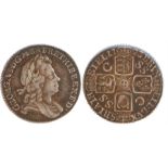 George I Sixpence, 1723, SSC in angles