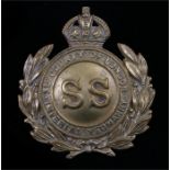 O\R's cap badge to the 3rd County of London Imperial Yeomanry (Sharpshooters), two loops to reverse,