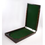 19th Century Bagatelle games board, the fold over case housing the board