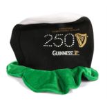 Ed Sheeran's Guinness hat, in the form of a top hat/Guinness with green rim, St Patricks Day 2009,