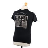 Ed Sheeran's t-shirt, in black with a white amplifier, size S. All of the Ed Sheeran Collection