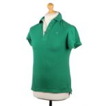 Ed Sheeran's polo top, Canterbury, in green, size S. All of the Ed Sheeran Collection has come