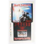 Iron Maiden - 2 Minutes To Midnight, 12" Single Artwork, printed sheet.