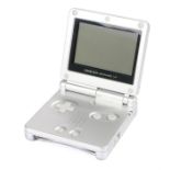 Ed Sheeran's Gameboy Advance SP, used condition in metallic grey, used by Ed Sheeran while on the