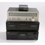 Sony ST-11L, together with a Denon deck and a Teac deck, (3)