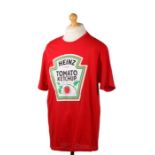 Ed Sheeran's t-shirt, Heinz Tomato Ketchup, given to Ed Sheeran when he visited the Heinz History