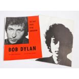 2 x Bob Dylan Programmes. Dylan '66 & The "Folk" Genius Of His Generation.