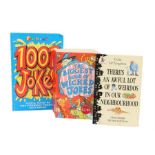 Ed Sheeran's Joke books, The Biggest Book of Wicker Jokes and 1001 Jokes, also together with There's