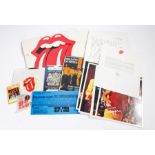 Rolling Stones 20th Anniversary Kit - Lips Logo folder Includes poster, 7" single, 5 colour