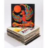 Collection of 28 Psychedelic/Folk/Rock LPs to include, Rare Bird - s/t, Charisma CAS 1005 stereo.